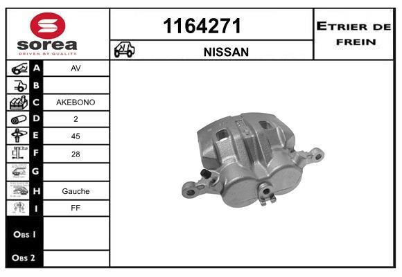 SNRA 1164271 Brake caliper 1164271: Buy near me in Poland at 2407.PL - Good price!