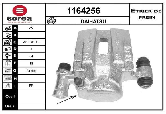 SNRA 1164256 Brake caliper front right 1164256: Buy near me in Poland at 2407.PL - Good price!