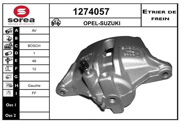 SNRA 1274057 Супорт гальмівний 1274057: Приваблива ціна - Купити у Польщі на 2407.PL!