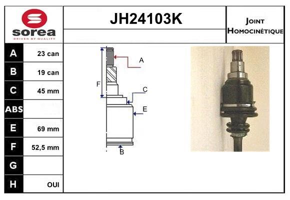 SNRA JH24103K CV joint JH24103K: Buy near me in Poland at 2407.PL - Good price!