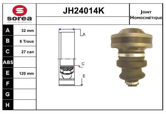 SNRA JH24014K CV joint JH24014K: Buy near me in Poland at 2407.PL - Good price!