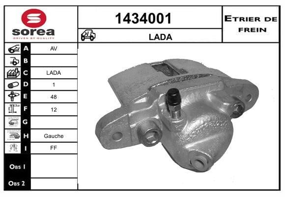 SNRA 1434001 Bremssattel vorne links 1434001: Kaufen Sie zu einem guten Preis in Polen bei 2407.PL!