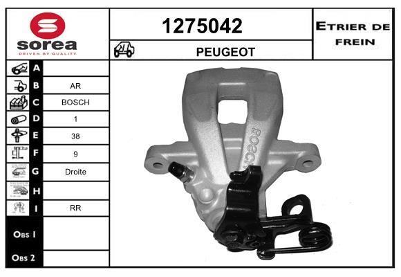SNRA 1275042 Суппорт тормозной 1275042: Отличная цена - Купить в Польше на 2407.PL!