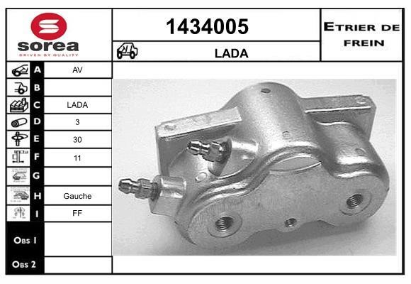 SNRA 1434005 Brake caliper 1434005: Buy near me at 2407.PL in Poland at an Affordable price!
