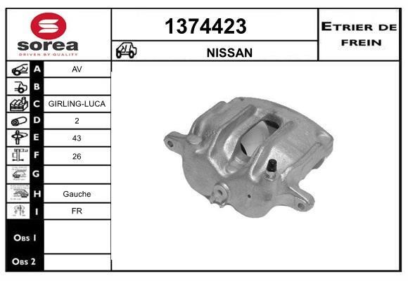 SNRA 1374423 Суппорт тормозной 1374423: Купить в Польше - Отличная цена на 2407.PL!