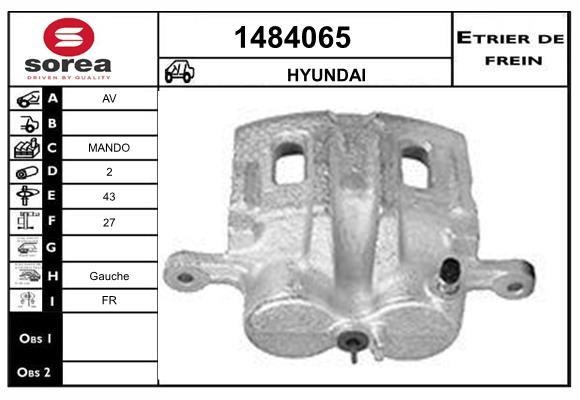 SNRA 1484065 Brake caliper 1484065: Buy near me in Poland at 2407.PL - Good price!