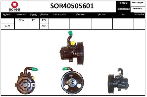 SNRA SOR40505601 Hydraulic Pump, steering system SOR40505601: Buy near me at 2407.PL in Poland at an Affordable price!