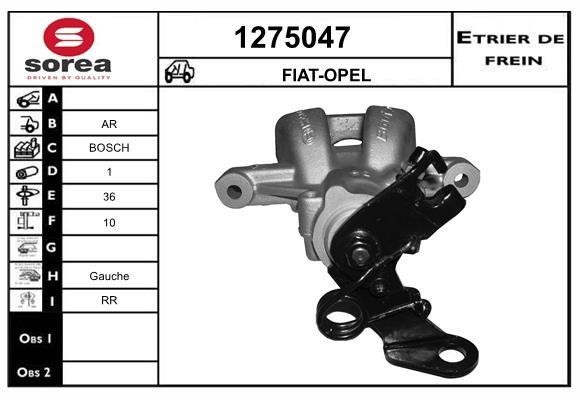 SNRA 1275047 Brake caliper 1275047: Buy near me in Poland at 2407.PL - Good price!