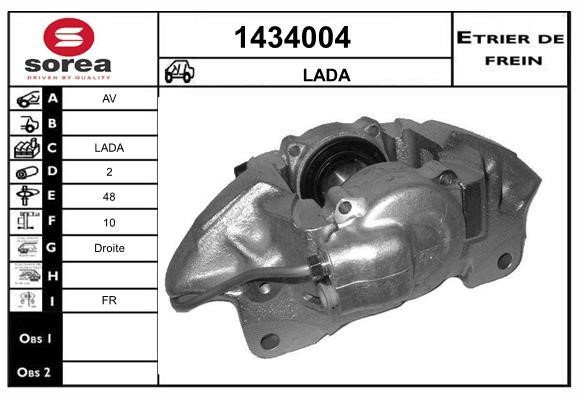 SNRA 1434004 Суппорт тормозной передний правый 1434004: Отличная цена - Купить в Польше на 2407.PL!
