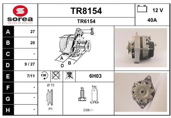 SNRA TR8154 Generator TR8154: Kaufen Sie zu einem guten Preis in Polen bei 2407.PL!