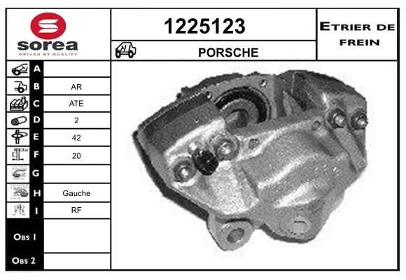 SNRA 1225123 Bremssattel hinten links 1225123: Kaufen Sie zu einem guten Preis in Polen bei 2407.PL!