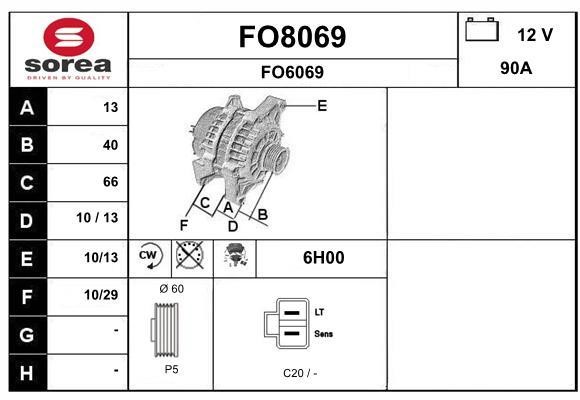 SNRA FO8069 Generator FO8069: Kaufen Sie zu einem guten Preis in Polen bei 2407.PL!