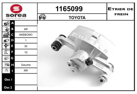 SNRA 1165099 Суппорт тормозной 1165099: Отличная цена - Купить в Польше на 2407.PL!