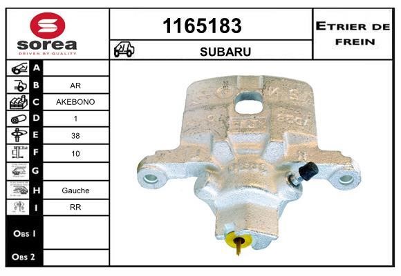 SNRA 1165183 Суппорт тормозной 1165183: Отличная цена - Купить в Польше на 2407.PL!