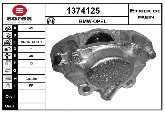 SNRA 1374125 Bremssattel vorne links 1374125: Kaufen Sie zu einem guten Preis in Polen bei 2407.PL!