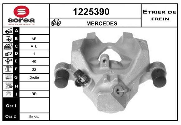 SNRA 1225390 Brake caliper 1225390: Buy near me in Poland at 2407.PL - Good price!