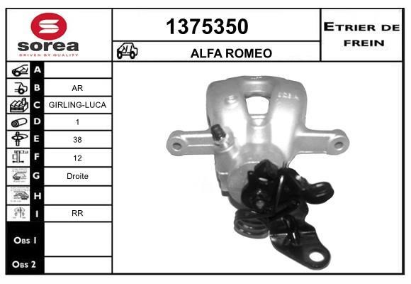 SNRA 1375350 Суппорт тормозной 1375350: Отличная цена - Купить в Польше на 2407.PL!