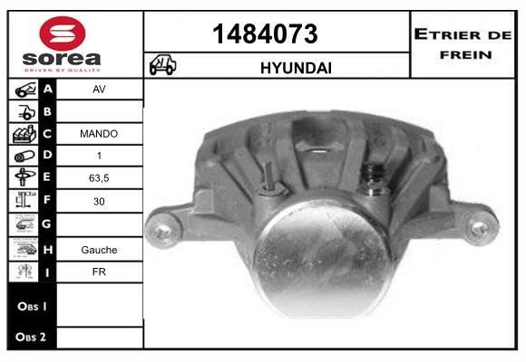 SNRA 1484073 Суппорт тормозной 1484073: Купить в Польше - Отличная цена на 2407.PL!