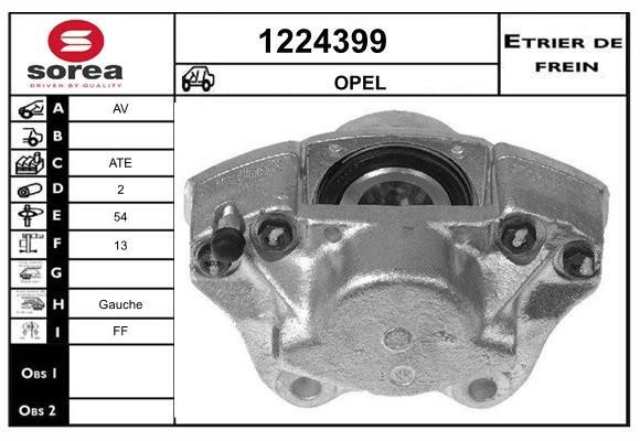 SNRA 1224399 Brake caliper 1224399: Buy near me in Poland at 2407.PL - Good price!