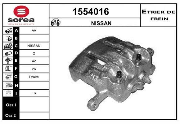 SNRA 1554016 Brake caliper 1554016: Buy near me in Poland at 2407.PL - Good price!