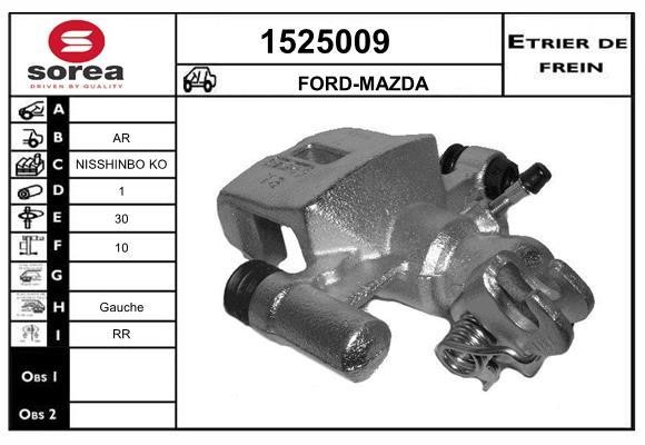 SNRA 1525009 Brake caliper 1525009: Buy near me at 2407.PL in Poland at an Affordable price!