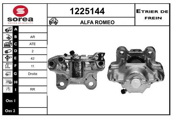 SNRA 1225144 Суппорт тормозной 1225144: Отличная цена - Купить в Польше на 2407.PL!