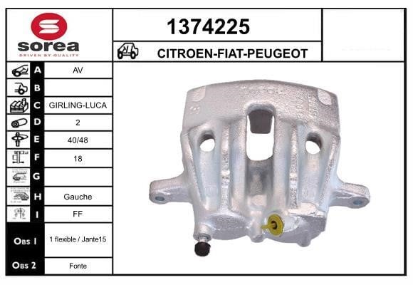SNRA 1374225 Brake caliper front left 1374225: Buy near me in Poland at 2407.PL - Good price!