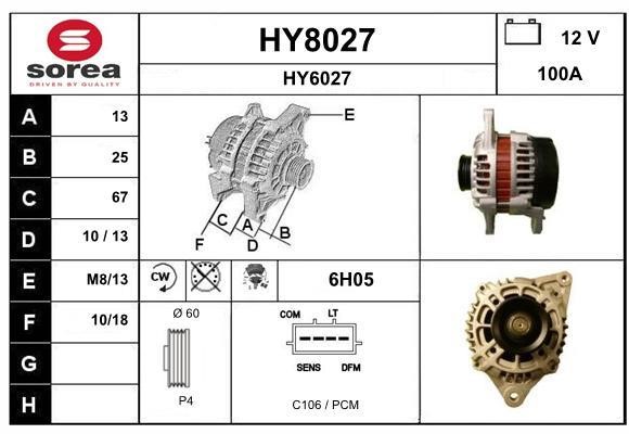 SNRA HY8027 Генератор HY8027: Отличная цена - Купить в Польше на 2407.PL!