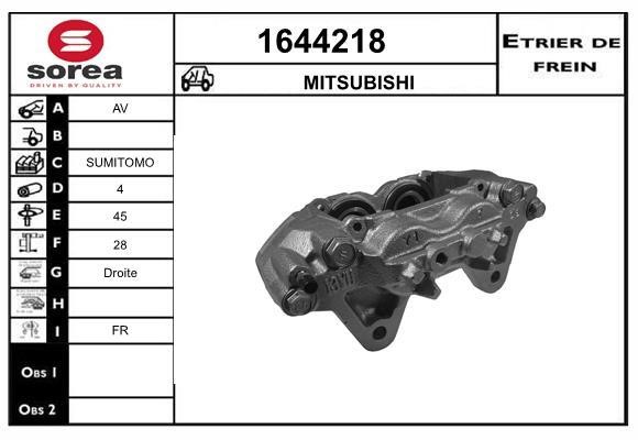 SNRA 1644218 Bremssattel vorne rechts 1644218: Kaufen Sie zu einem guten Preis in Polen bei 2407.PL!