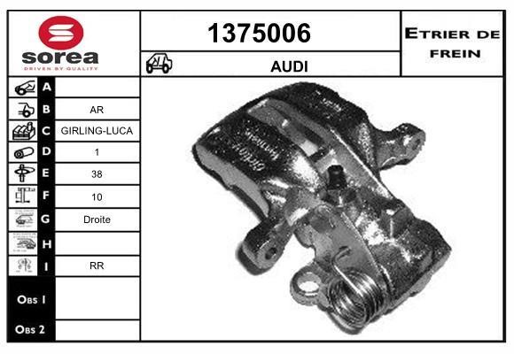 SNRA 1375006 Суппорт тормозной 1375006: Отличная цена - Купить в Польше на 2407.PL!