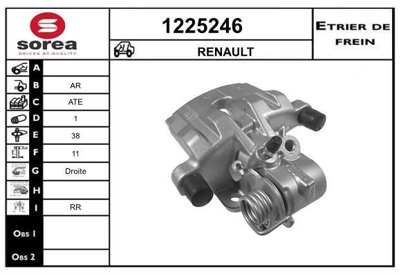 SNRA 1225246 Суппорт тормозной 1225246: Отличная цена - Купить в Польше на 2407.PL!