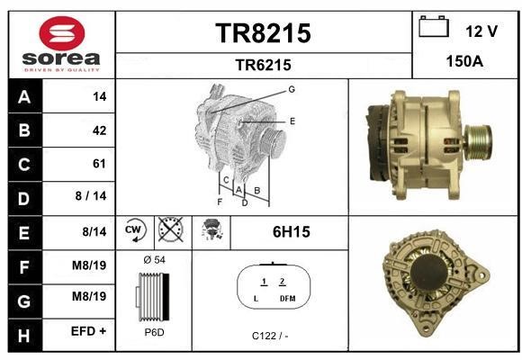 SNRA TR8215 Generator TR8215: Kaufen Sie zu einem guten Preis in Polen bei 2407.PL!