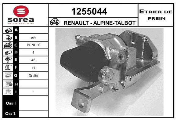 SNRA 1255044 Суппорт тормозной 1255044: Отличная цена - Купить в Польше на 2407.PL!