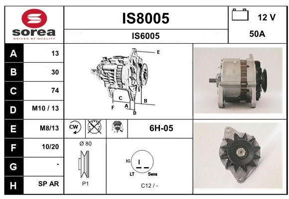 SNRA IS8005 Генератор IS8005: Отличная цена - Купить в Польше на 2407.PL!