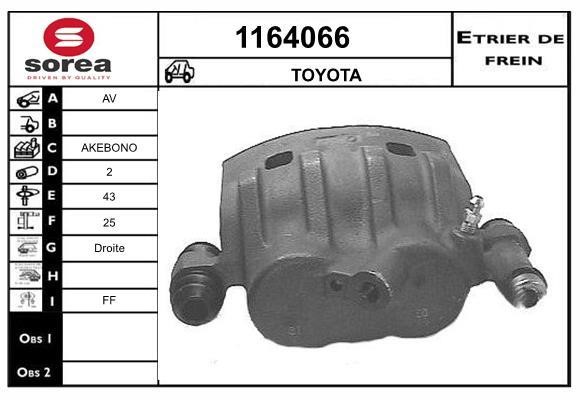 SNRA 1164066 Суппорт тормозной передний правый 1164066: Отличная цена - Купить в Польше на 2407.PL!