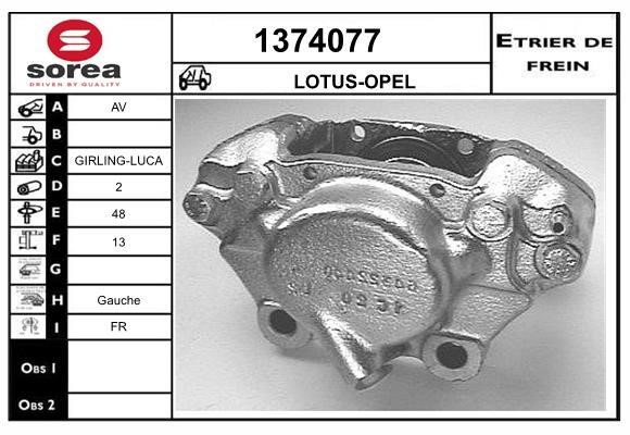 SNRA 1374077 Bremssattel 1374077: Kaufen Sie zu einem guten Preis in Polen bei 2407.PL!
