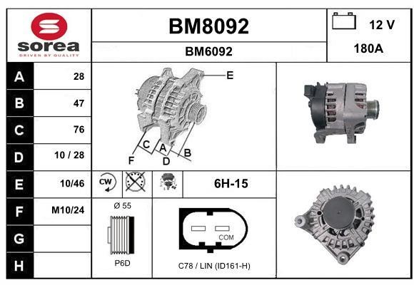 SNRA BM8092 Generator BM8092: Kaufen Sie zu einem guten Preis in Polen bei 2407.PL!