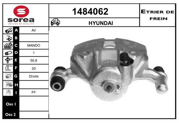 SNRA 1484062 Brake caliper front right 1484062: Buy near me in Poland at 2407.PL - Good price!