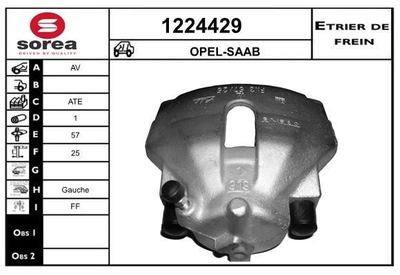 SNRA 1224429 Суппорт тормозной 1224429: Отличная цена - Купить в Польше на 2407.PL!