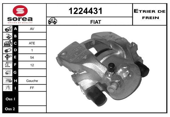 SNRA 1224431 Brake caliper 1224431: Buy near me in Poland at 2407.PL - Good price!