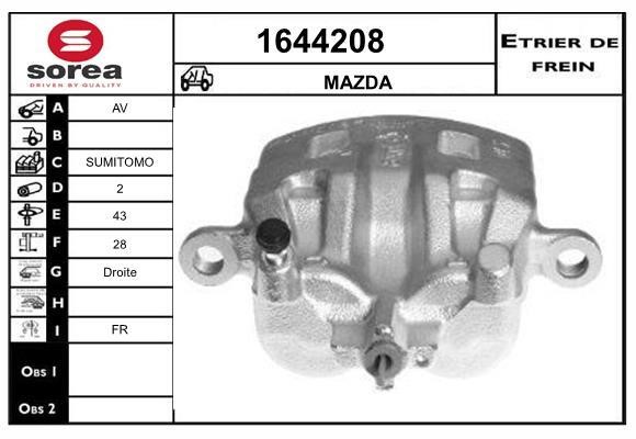 SNRA 1644208 Суппорт тормозной 1644208: Отличная цена - Купить в Польше на 2407.PL!