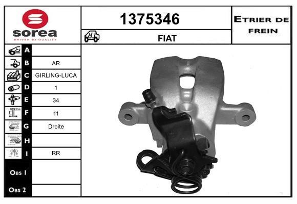 SNRA 1375346 Brake caliper 1375346: Buy near me in Poland at 2407.PL - Good price!
