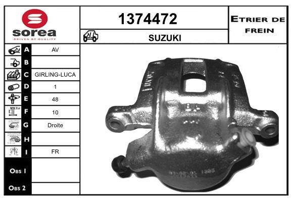 SNRA 1374472 Brake caliper 1374472: Buy near me in Poland at 2407.PL - Good price!