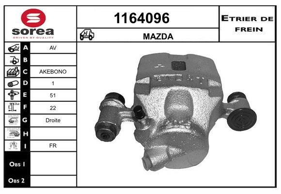 SNRA 1164096 Суппорт тормозной 1164096: Отличная цена - Купить в Польше на 2407.PL!