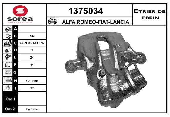 SNRA 1375034 Brake caliper 1375034: Buy near me in Poland at 2407.PL - Good price!