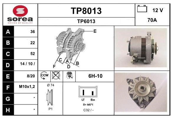SNRA TP8013 Генератор TP8013: Отличная цена - Купить в Польше на 2407.PL!