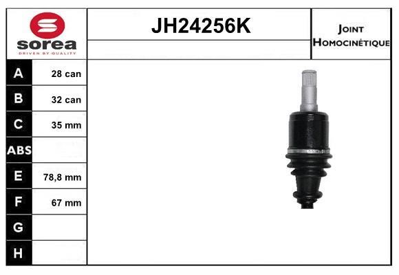 SNRA JH24256K Joint Kit, drive shaft JH24256K: Buy near me in Poland at 2407.PL - Good price!
