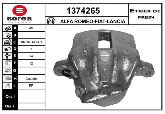 SNRA 1374265 Zacisk hamulcowy przedni lewy 1374265: Dobra cena w Polsce na 2407.PL - Kup Teraz!