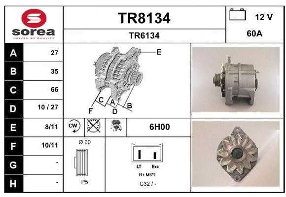 SNRA TR8134 Генератор TR8134: Отличная цена - Купить в Польше на 2407.PL!