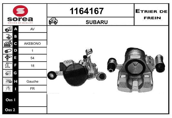 SNRA 1164167 Bremssattel 1164167: Kaufen Sie zu einem guten Preis in Polen bei 2407.PL!